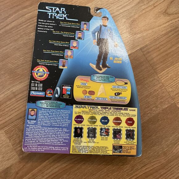 Star Trek Warp Factor Series 1 Dr. Julian Bashir Action Figure 1997 Playmates - Picture 6 of 8